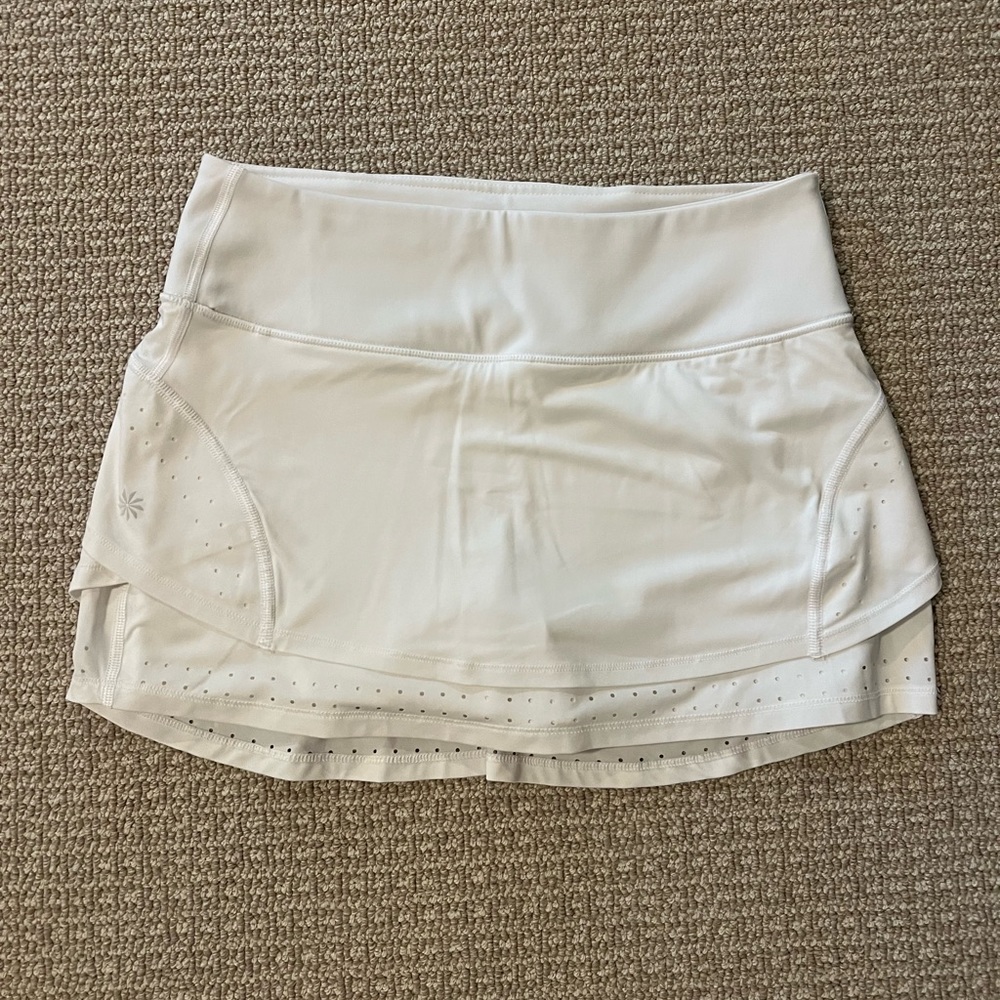 Athleta white tennis skirt skort